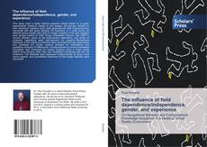 Buchcover von The influence of field dependence/independence, gender, and experience