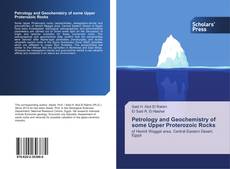 Buchcover von Petrology and Geochemistry of some Upper Proterozoic Rocks