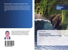 Portada del libro de Review Article: Toxicology of Marine Toxins