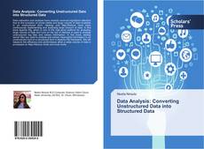 Buchcover von Data Analysis: Converting Unstructured Data into Structured Data