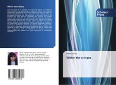 Bookcover of Within the critique