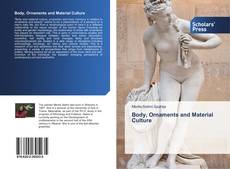 Capa do livro de Body, Ornaments and Material Culture 