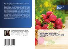 Buchcover von Salt Stress Tolerance of Strawberry Cultivar In vitro and In vivo