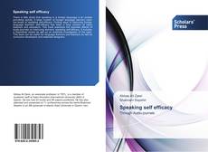 Bookcover of Speaking self efficacy