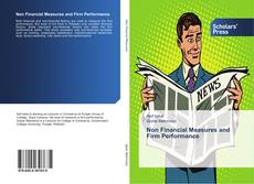 Portada del libro de Non Financial Measures and Firm Performance
