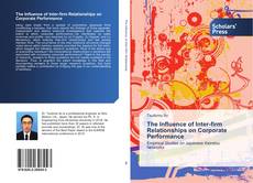 Capa do livro de The Influence of Inter-firm Relationships on Corporate Performance 