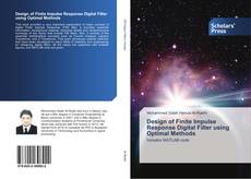 Buchcover von Design of Finite Impulse Response Digital Filter using Optimal Methods