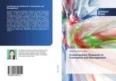 Portada del libro de Contemporary Research in Commerce and Management