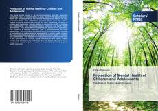 Buchcover von Protection of Mental Health of Children and Adolescents