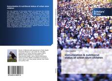 Buchcover von Immunization & nutritional status of urban slum children