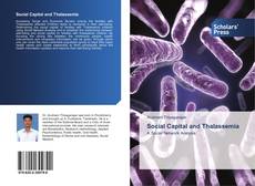 Social Capital and Thalassemia kitap kapağı