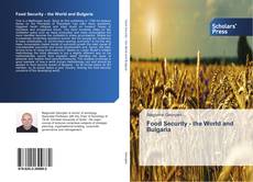 Portada del libro de Food Security - the World and Bulgaria