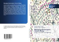 Buchcover von Managing Hymenoptera Venom Allergy