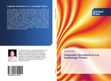 Linguistic Deviations in e.e. cummings' Poetry kitap kapağı