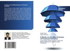 Capa do livro de A Study on the Effectiveness of Financial Inclusion 