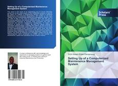 Capa do livro de Setting Up of a Computerized Maintenence Management System 