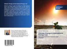 Climate Change & International Energy Law kitap kapağı