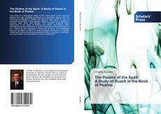 Buchcover von The Psalms of the Spirit: A Study of Ruach in the Book of Psalms