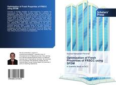 Optimization of Fresh Properties of FRSCC using SFDM kitap kapağı