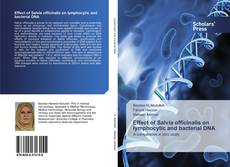 Effect of Salvia officinalis on lymphocytic and bacterial DNA kitap kapağı