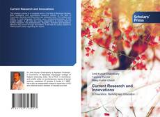 Couverture de Current Research and Innovations