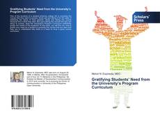 Buchcover von Gratifying Students’ Need from the University’s Program Curriculum