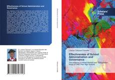 Bookcover of Effectiveness of School Administration and Governance