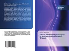 Buchcover von Ethical ideas in the philosophy of Abuhamid Muhammad al-Ghazali