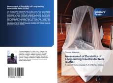 Capa do livro de Assessment of Durability of Long-lasting Insecticidal Nets (LLINs) 