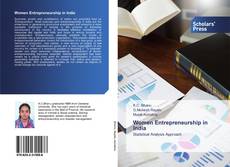 Buchcover von Women Entrepreneurship in India