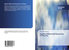 Buchcover von Applied Differential Equations In Physics