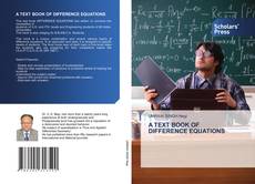 A TEXT BOOK OF DIFFERENCE EQUATIONS kitap kapağı