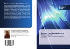 Buchcover von Privacy Trust Access Control Infrastructure