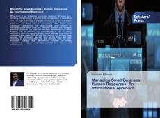 Buchcover von Managing Small Business Human Resources: An International Approach