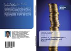 Buchcover von Gender in Equity Investment - Investors Perception and Pattern