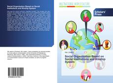 Capa do livro de Social Organization Based on Social Institutions and Kinship System 