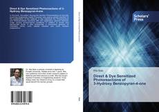 Buchcover von Direct & Dye Sensitized Photoreactions of 3-Hydroxy Benzopyran-4-one