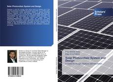 Capa do livro de Solar Photovoltaic System and Design 