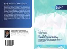 Buchcover von Specific Performances of SMEs of Apparel Industry