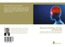 Capa do livro de Neural correlates of risk processing 