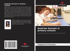 Copertina di Austrian German in primary schools