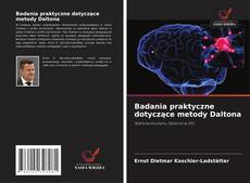 Portada del libro de Badania praktyczne dotyczące metody Daltona