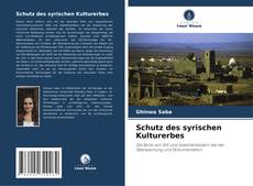 Capa do livro de Schutz des syrischen Kulturerbes 
