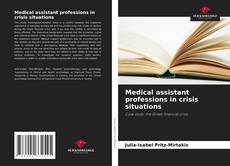 Portada del libro de Medical assistant professions in crisis situations