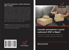 Czynniki wewnętrzne i wyniki wybranych MŚP w Nigerii的封面