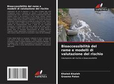 Portada del libro de Bioaccessibilità del rame e modelli di valutazione del rischio
