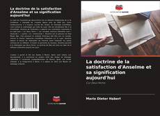 Capa do livro de La doctrine de la satisfaction d'Anselme et sa signification aujourd'hui 