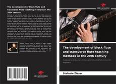 Buchcover von The development of block flute and transverse flute teaching methods in the 20th century