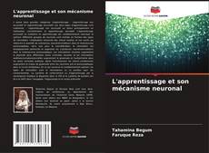 Capa do livro de L'apprentissage et son mécanisme neuronal 