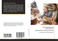 Bookcover of Introduction to Public Finance